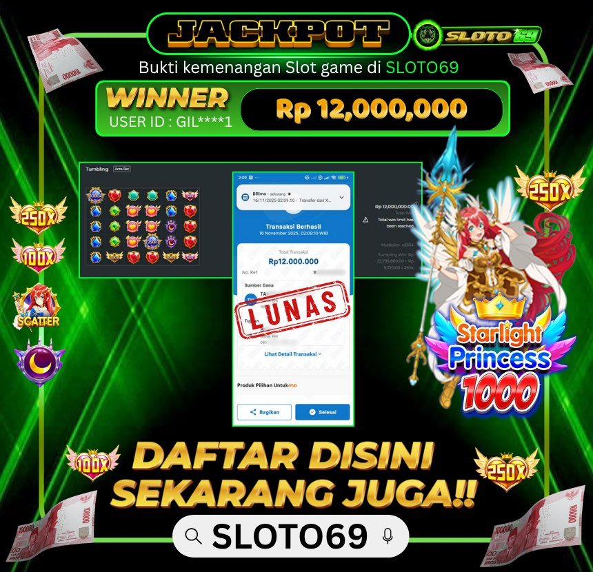 SLOTO69 WD RP 12.000.000